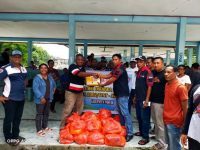 Alumni Dikmaba Polri Angkatan 21 TTNT ASADE Tahun 2002 Fakfak Baksos Bagikan 150 Paket Sembako