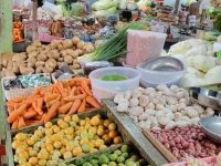 Suasana di pasar Ikan Tanjung Wagom Kabupaten Fakfak, Papua Barat